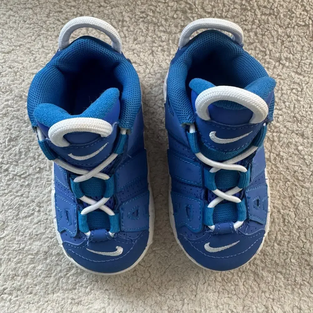 Nike Air More Uptempo Sneakers in Battle Blue